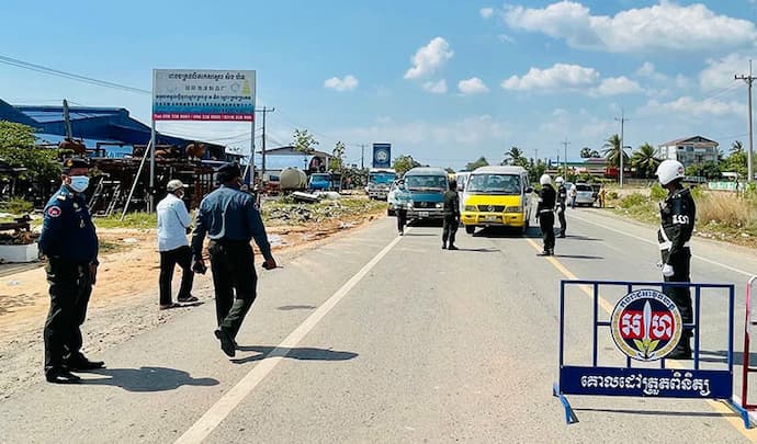 Phnom Penh Curfew April 2021 COVID-19