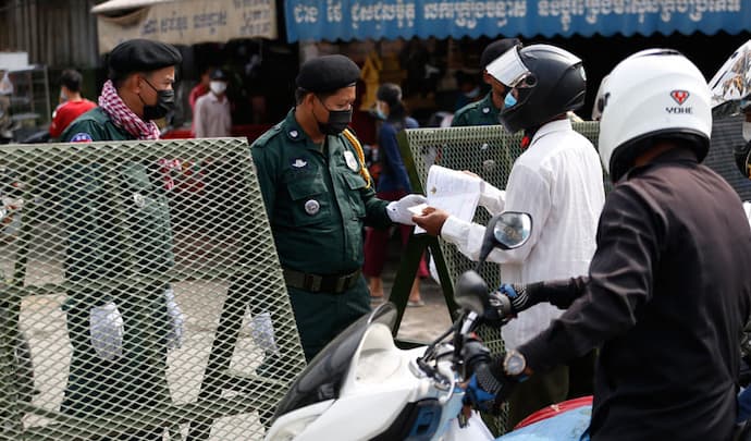 Phnom Penh Lockdowns COVID 19 April 2021