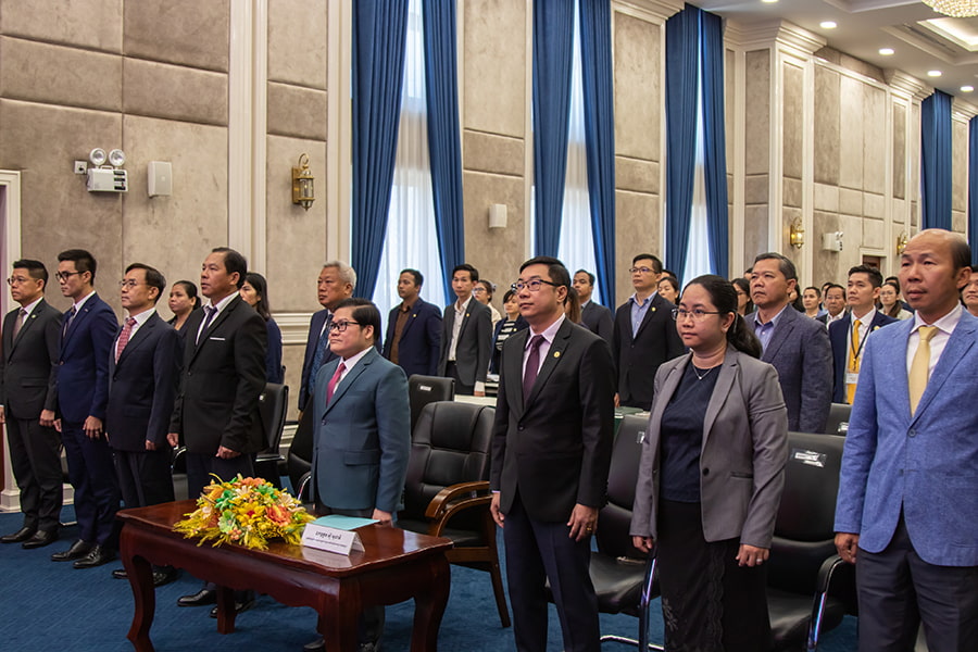 The official launch ceremony of the CASF was held at the Non-Bank Financial Services Authority Building in Phnom Penh on December 15, 2023.