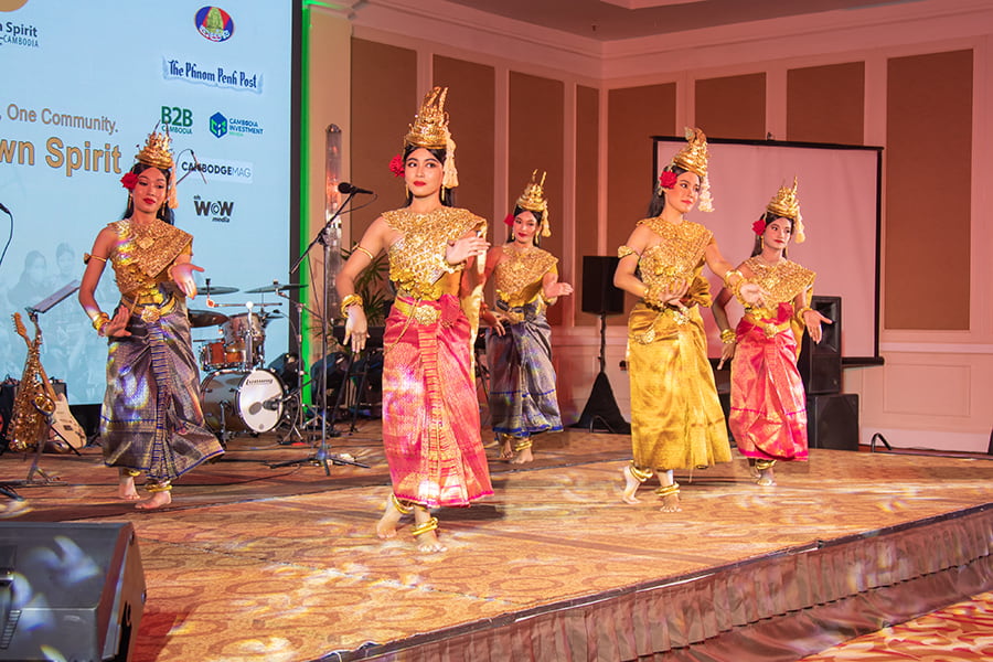 The Royal Ballet performing at Shanty Town Spirit Association's 10th anniversary event.